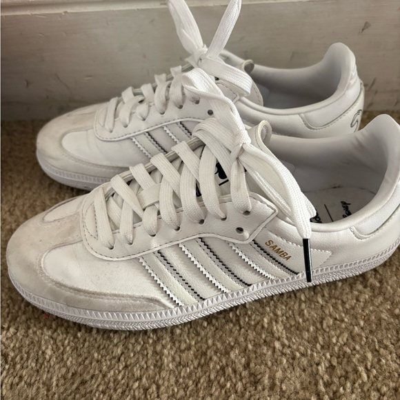 adidas gazelle silver green womens Little Kids adidas Originals Samba OG CF Shoes